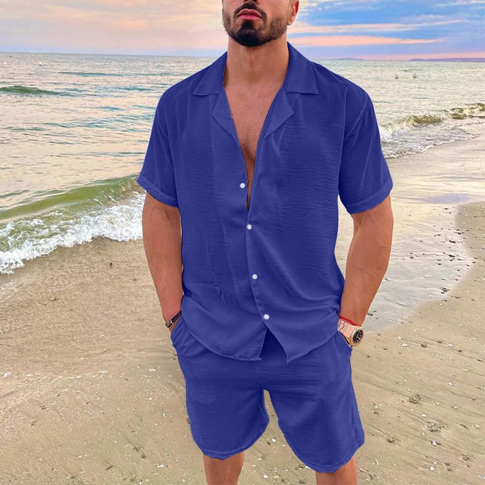 Conjunto Beach - Linho