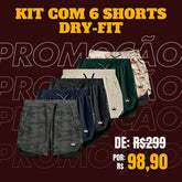 Pague 2 & LEVE 6 - Kit Shorts COROA E KAIZEN™